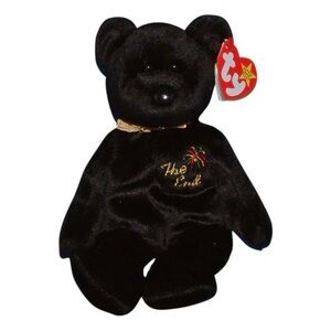 RARE collectable limited TY McDonald’s The End bear, new in box, with errors